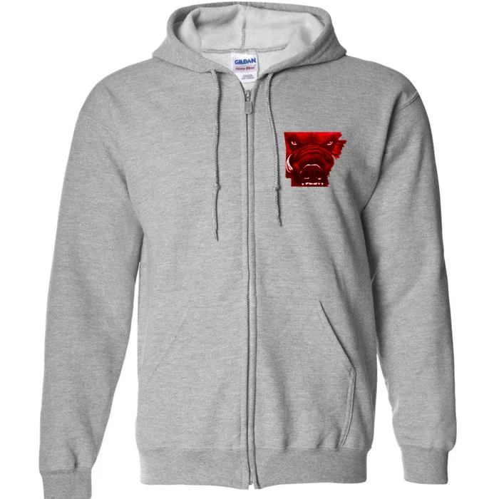 Arkansas Full Zip Hoodie