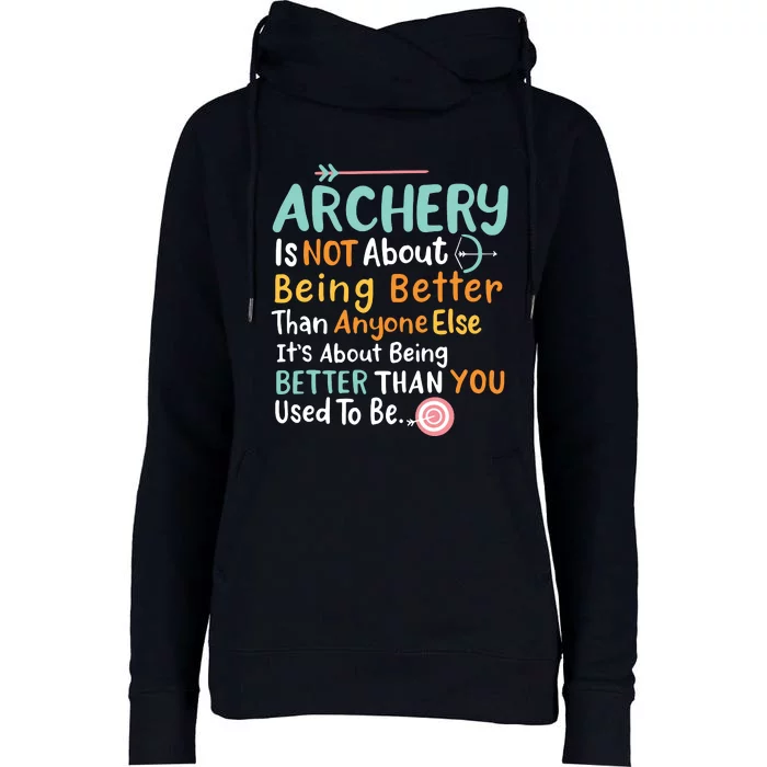 Archery Womens Funnel Neck Pullover Hood