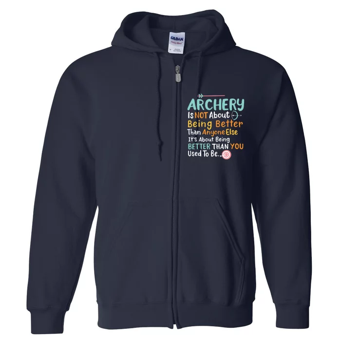 Archery Full Zip Hoodie