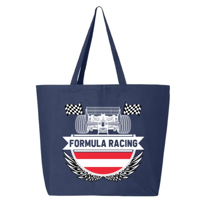 Austrian Auto Race Austria Flag Formula Racing Car Race Fan Cute Gift 25L Jumbo Tote