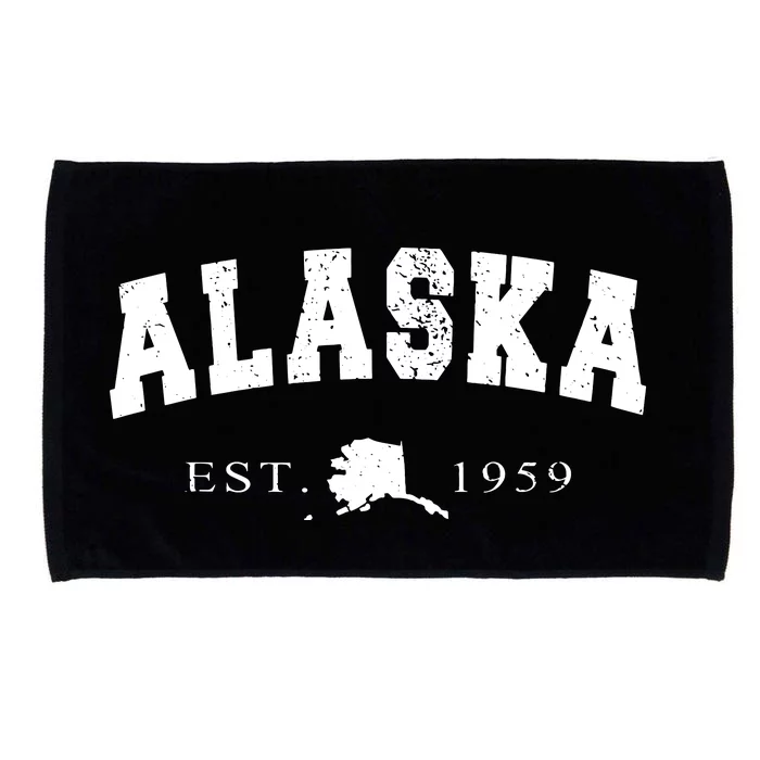 Alaskas Ak Retro Vintage Microfiber Hand Towel