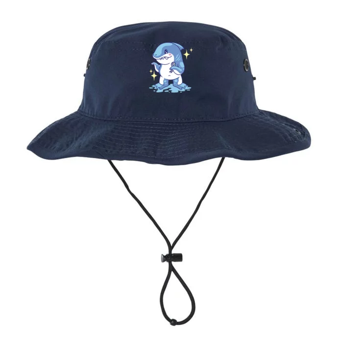 Autism Awareness Shark Ribbon Legacy Cool Fit Booney Bucket Hat