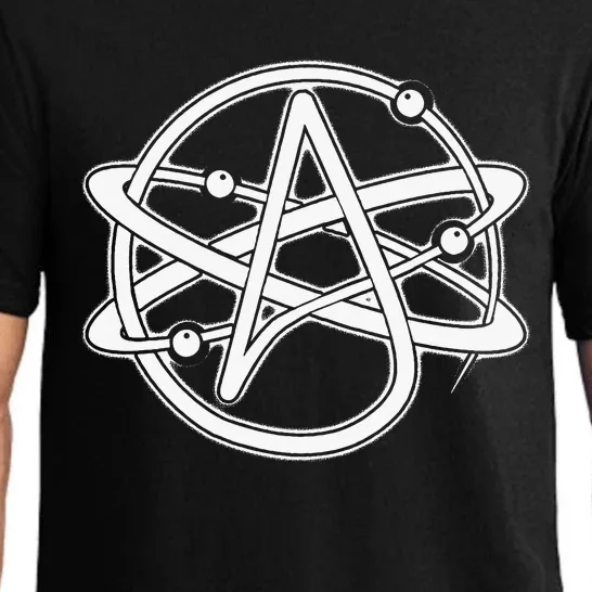 Atheist Atom Symbol Anti Religion Atheism Pajama Set