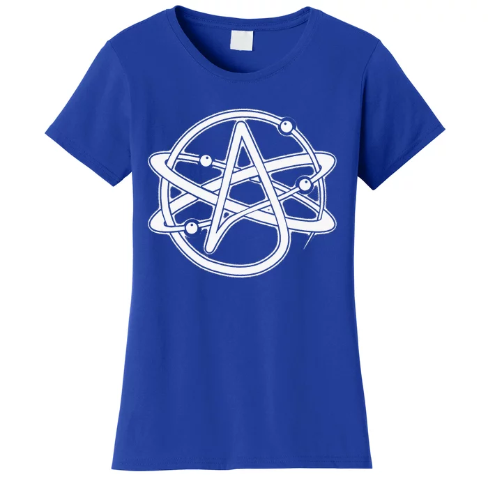 Atheist Atom Symbol Anti Religion Atheism Women's T-Shirt