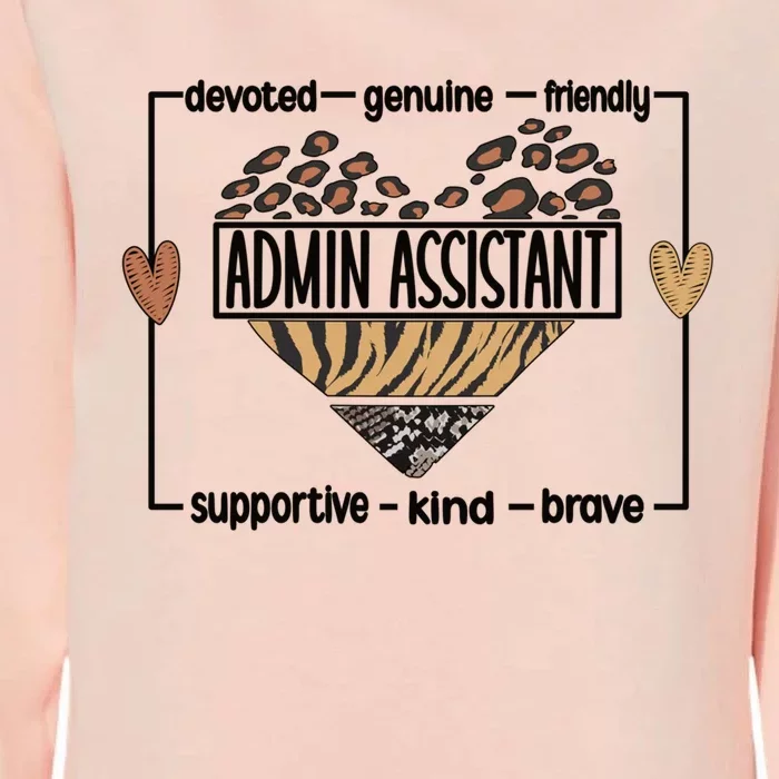 Admin Assistant Squad Administrative Assistant Gift Womens California Wash Sweatshirt