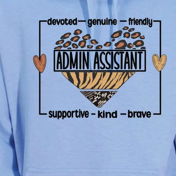 Admin Assistant Squad Administrative Assistant Gift Unisex Surf Hoodie