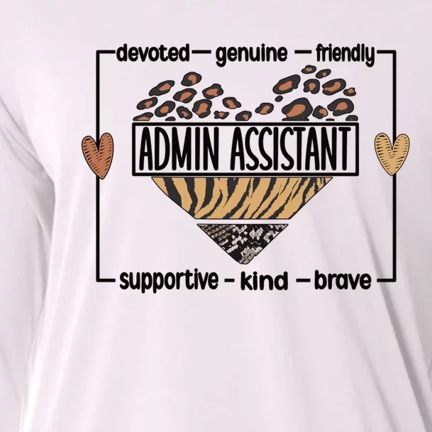 Admin Assistant Squad Administrative Assistant Gift Cooling Performance Long Sleeve Crew