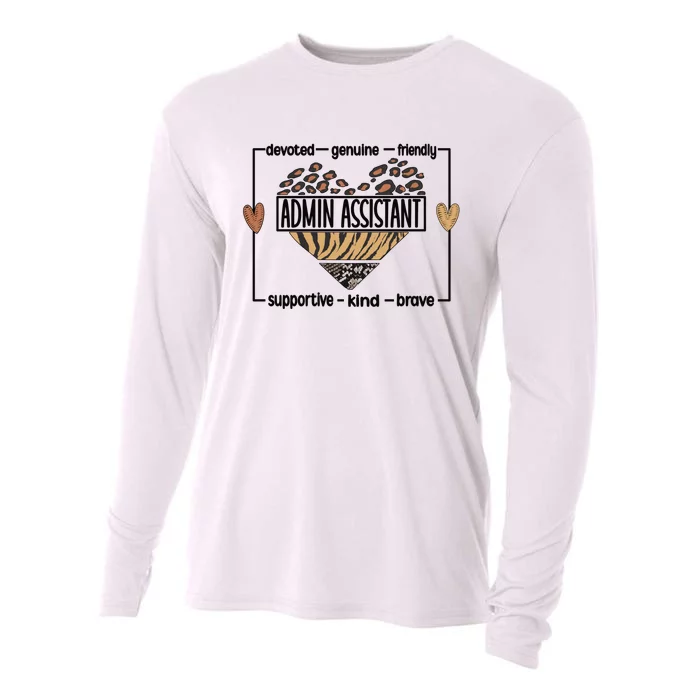 Admin Assistant Squad Administrative Assistant Gift Cooling Performance Long Sleeve Crew