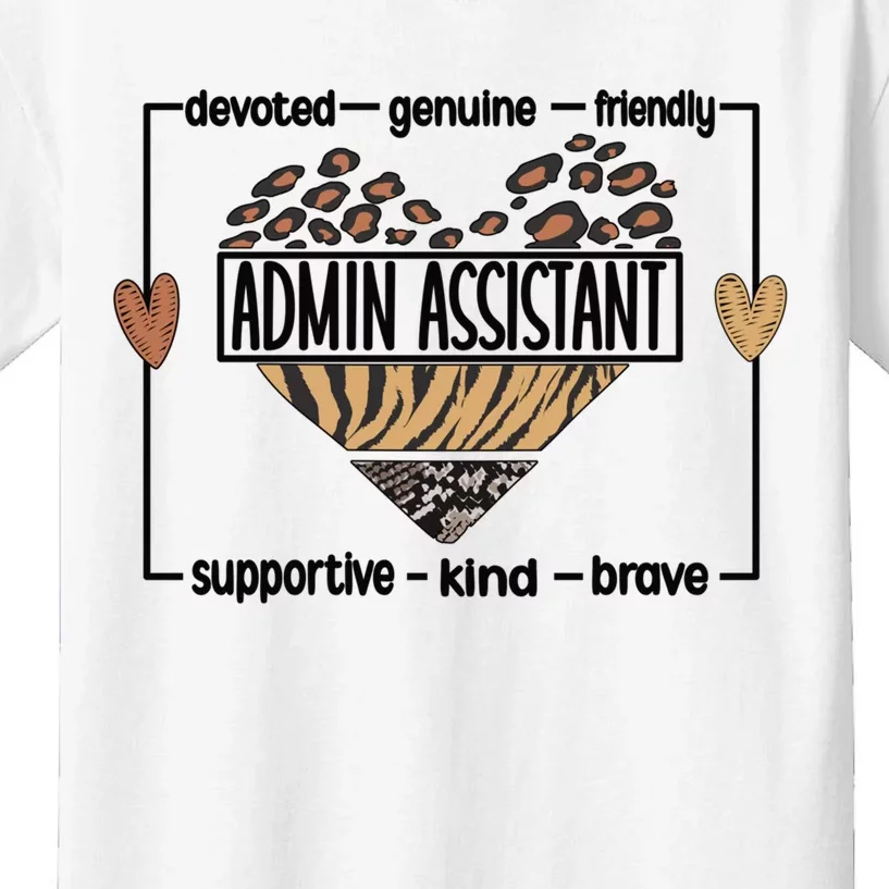 Admin Assistant Squad Administrative Assistant Gift Kids T-Shirt