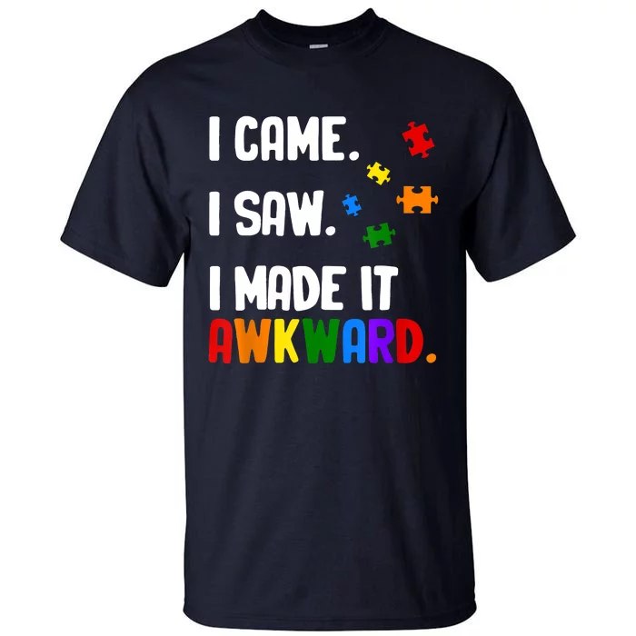 Autism Awareness Shirts Support Asperger Autistic Tall T-Shirt