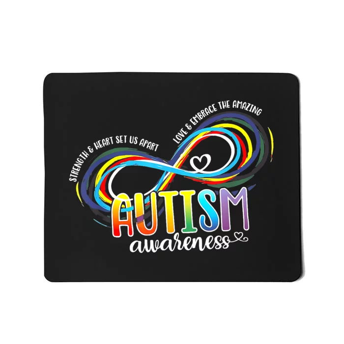 Autism Awareness Strength And Heart Set Us Apart Mousepad