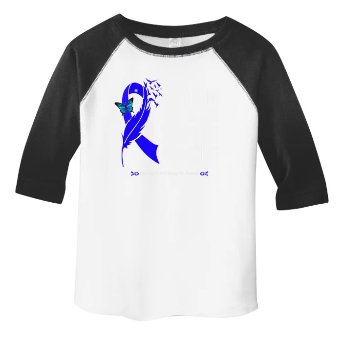 Ankylosing Arthritis Spondylitis Awareness Blue Ribbon Gift Toddler Fine Jersey T-Shirt