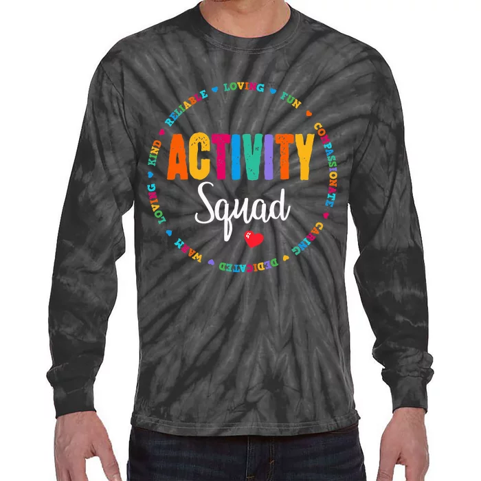 Activity Assistant Squad Team Professionals Week Director Tie-Dye Long Sleeve Shirt