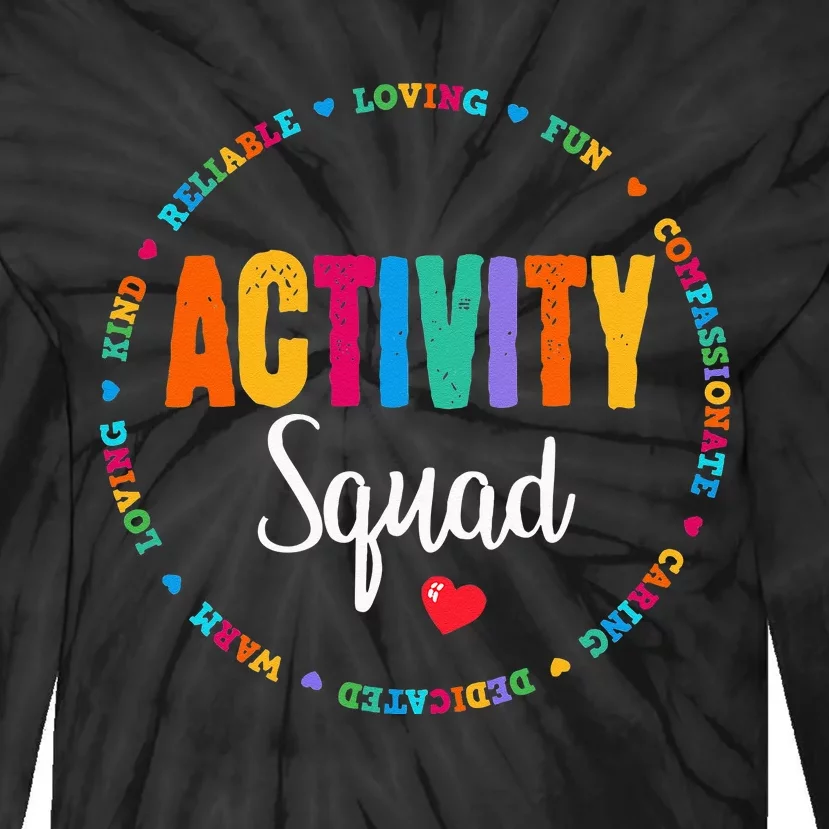 Activity Assistant Squad Team Professionals Week Director Tie-Dye Long Sleeve Shirt