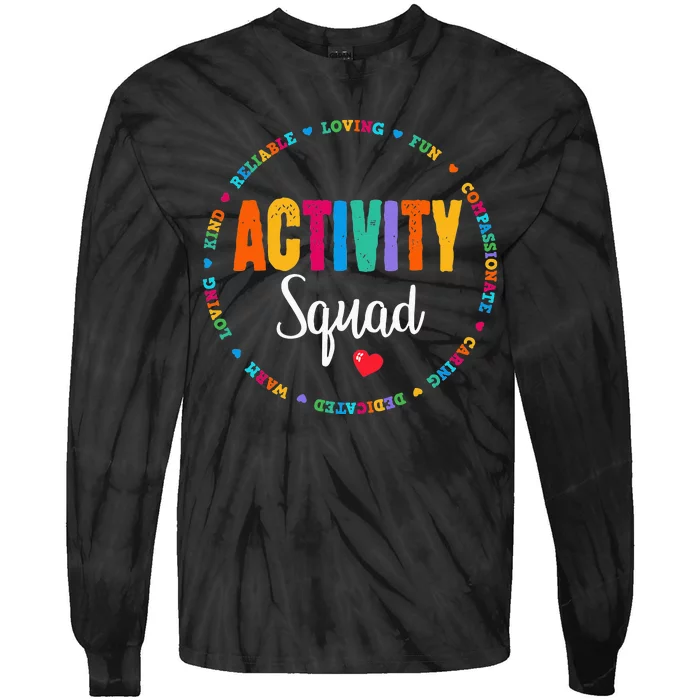 Activity Assistant Squad Team Professionals Week Director Tie-Dye Long Sleeve Shirt