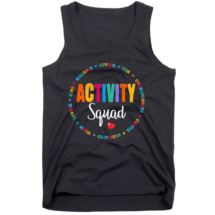 Activity Assistant Squad Team Professionals Week Director Tank Top