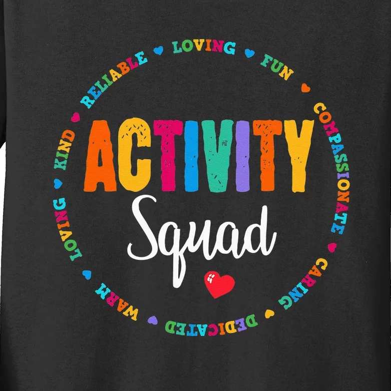 Activity Assistant Squad Team Professionals Week Director Kids Long Sleeve Shirt