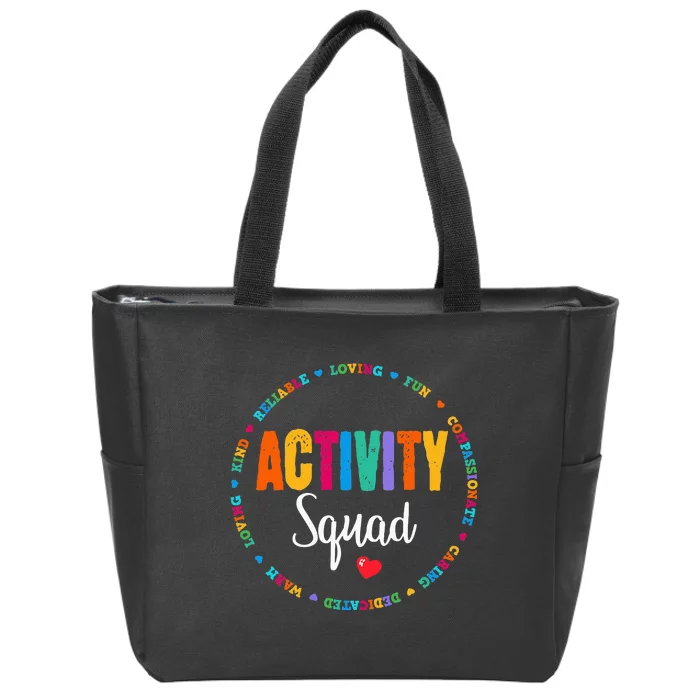 Activity Assistant Squad Team Professionals Week Director Zip Tote Bag