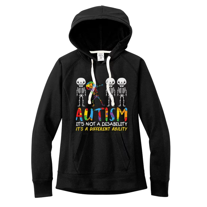 Autism Awareness Support Autism For Mom Dad Women's Fleece Hoodie