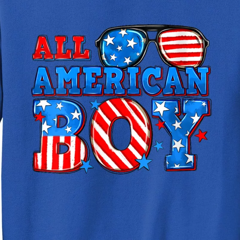 All American Sunglasses Patriotic Happy 4th Of July Gift Sweatshirt