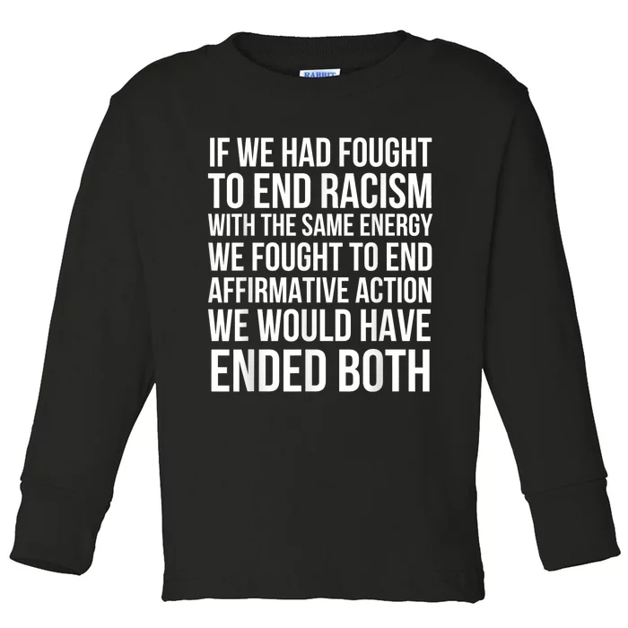 Affirmative Action Support Affirmative Action Toddler Long Sleeve Shirt