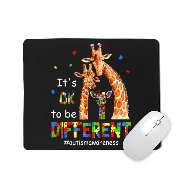 Autism Awareness Shirts Women Teacher Its Ok To Be Different Mousepad