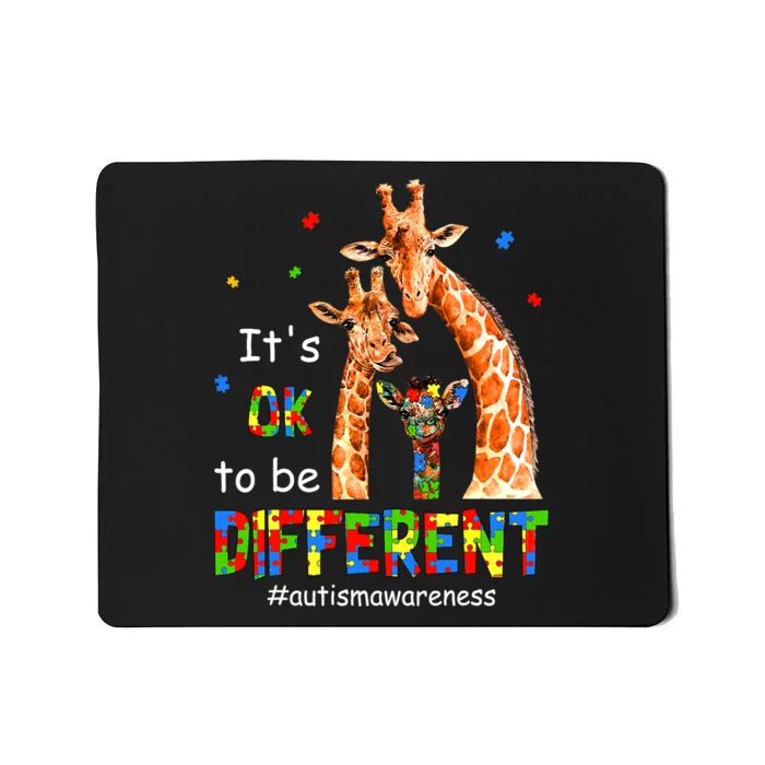 Autism Awareness Shirts Women Teacher Its Ok To Be Different Mousepad