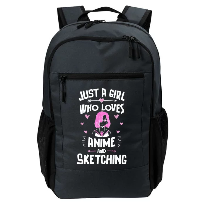 Anime And Sketching, Just A Who Loves Anime Daily Commute Backpack