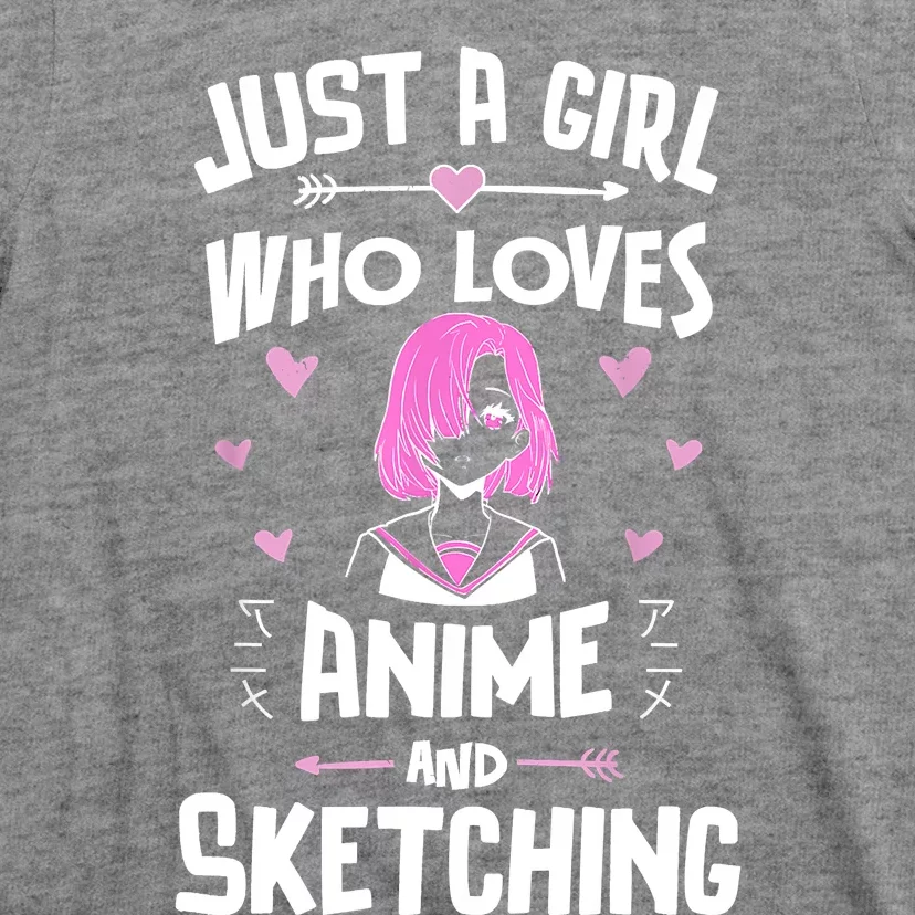 Anime And Sketching, Just A Who Loves Anime T-Shirt