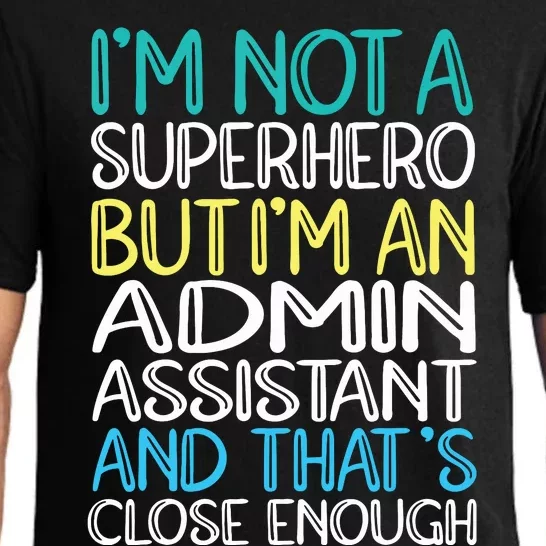 Admin Assistant Superhero Administrative Assistant Pajama Set