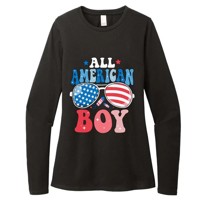 All American Sunglasses 4th of July Family Matching Womens CVC Long Sleeve Shirt