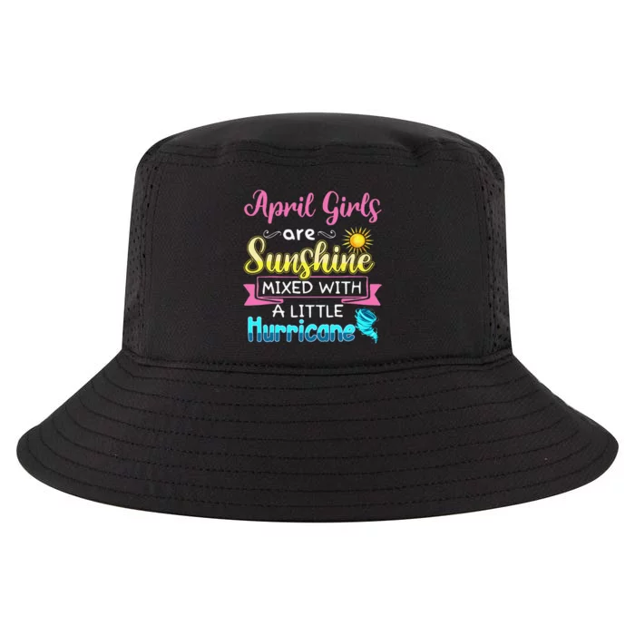 April Are Sunshine Mixed With A Little Hurricane Cool Comfort Performance Bucket Hat