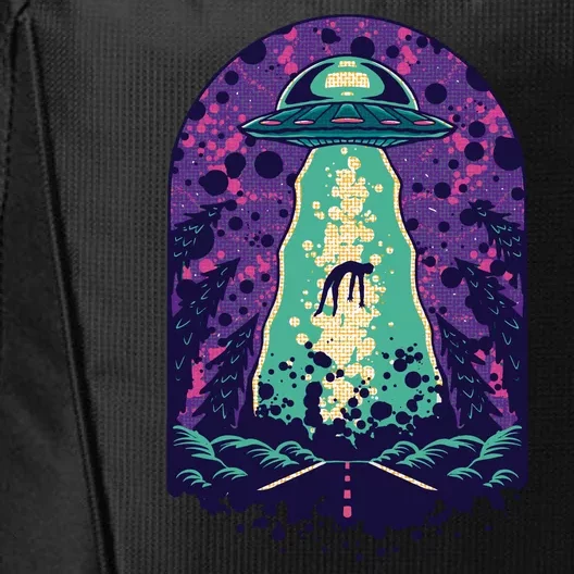 Alien Abduction Space City Backpack