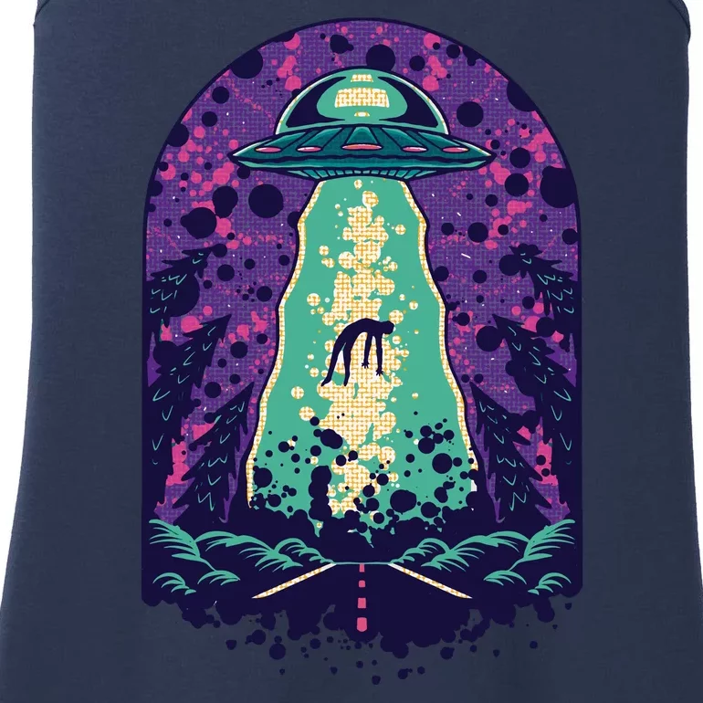 Alien Abduction Space Ladies Essential Tank