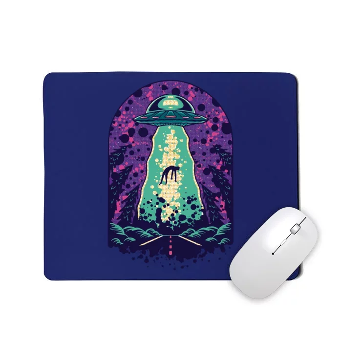 Alien Abduction Space Mousepad