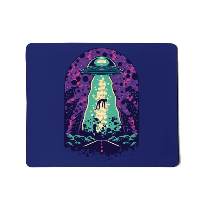 Alien Abduction Space Mousepad