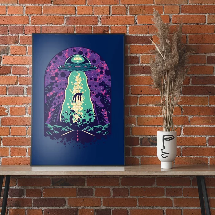 Alien Abduction Space Poster