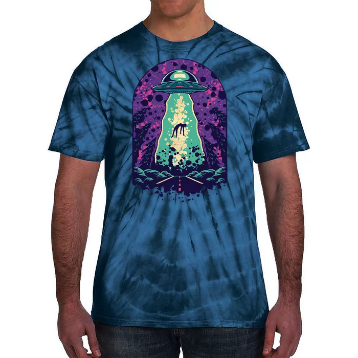 Alien Abduction Space Tie-Dye T-Shirt