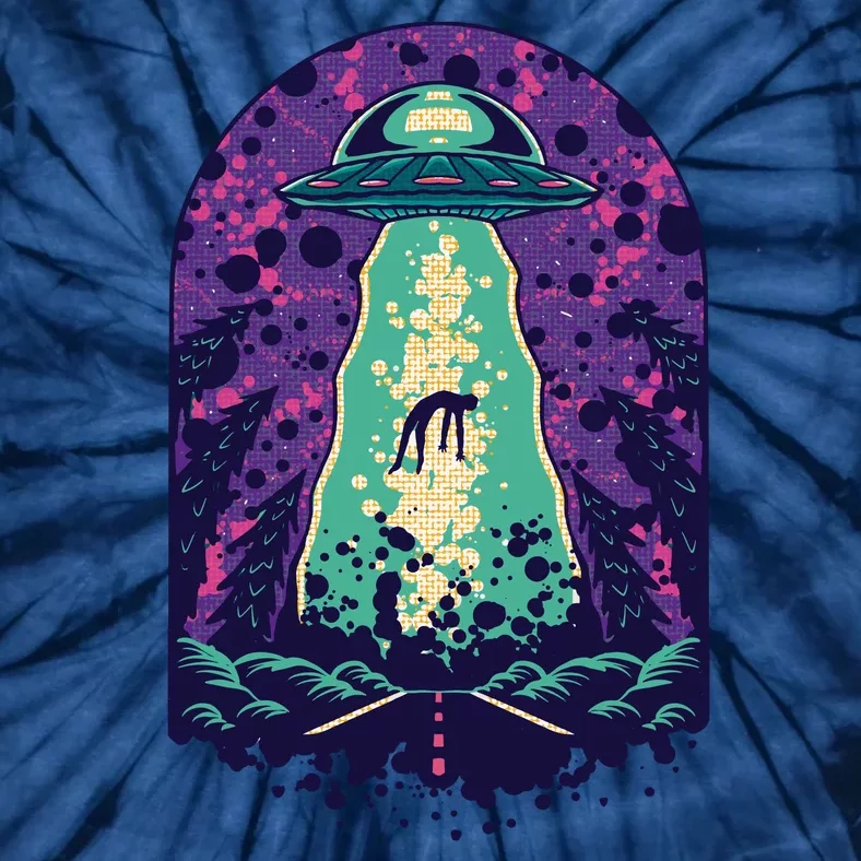 Alien Abduction Space Tie-Dye T-Shirt