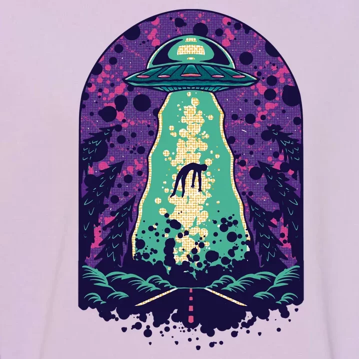 Alien Abduction Space Garment-Dyed Sweatshirt