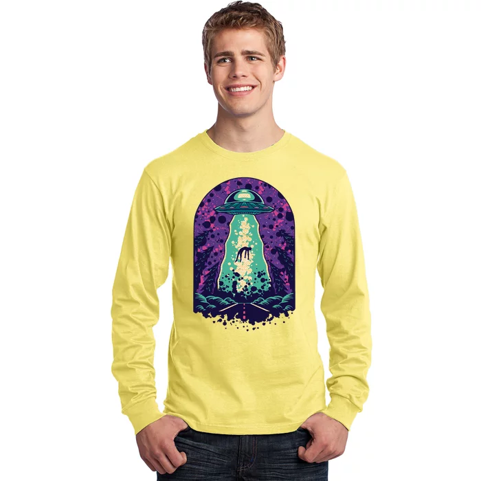 Alien Abduction Space Long Sleeve Shirt