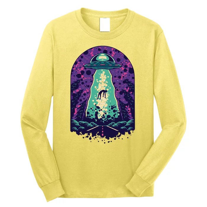 Alien Abduction Space Long Sleeve Shirt