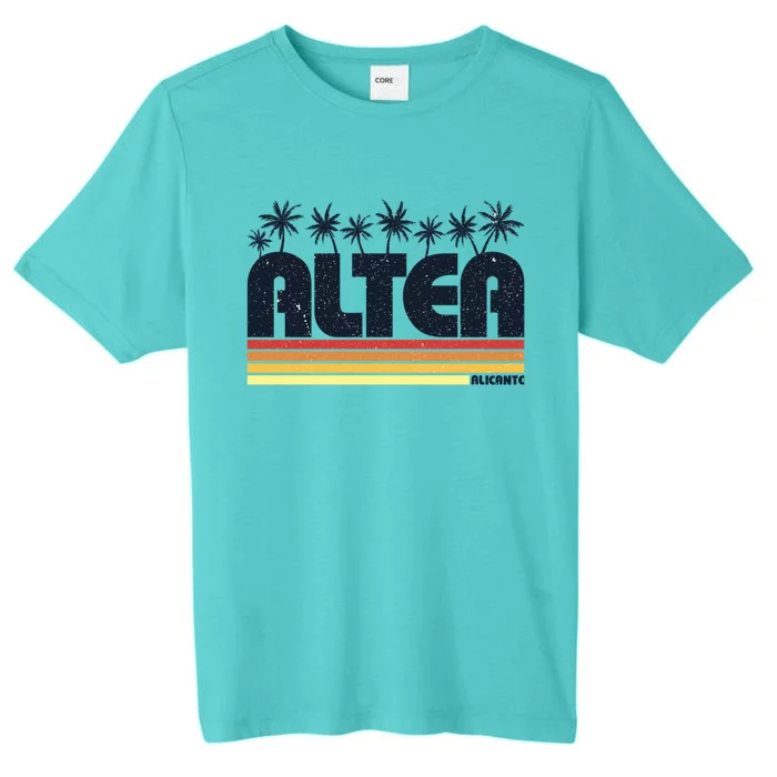 Altea Alicante Spain Retro Tourism Gift ChromaSoft Performance T-Shirt