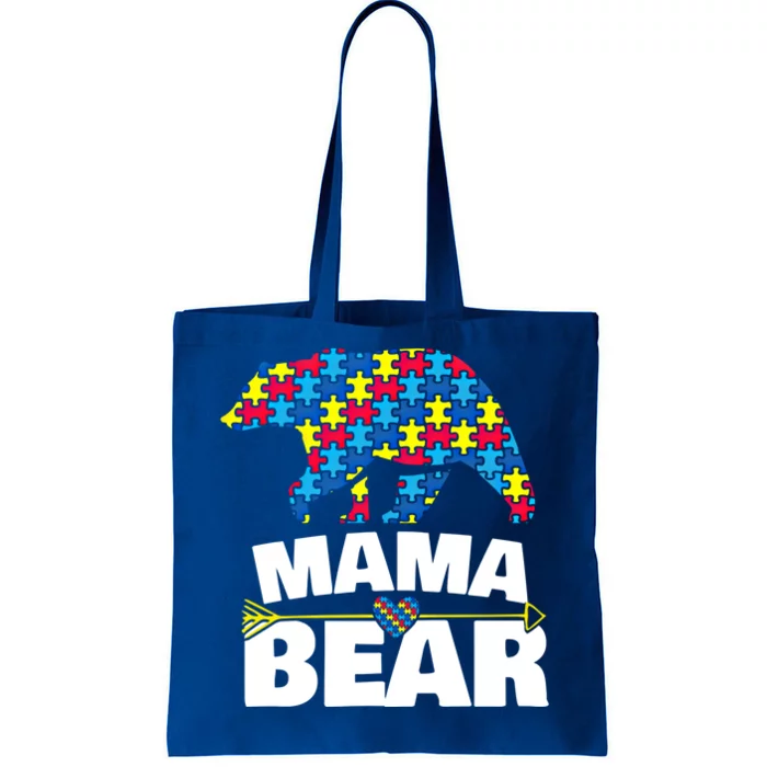 Autism Awareness S Aspergers Mama Bear Mom Gift Cool Gift Tote Bag