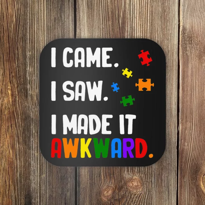 Autism Awareness  Support Asperger Autistic Coaster