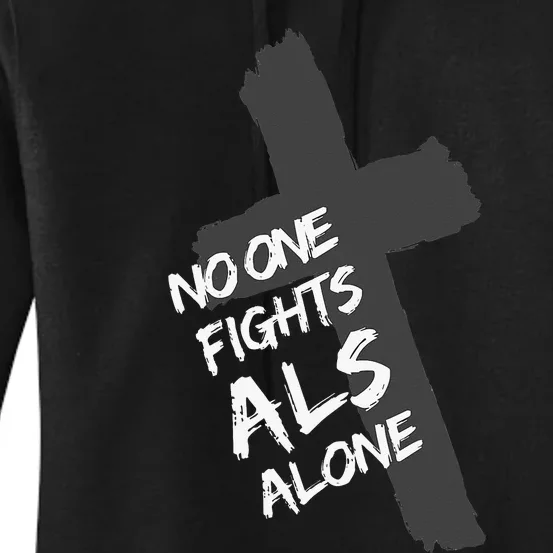 ALS Awareness Show Faith Love Support For Devout PALS Women's Pullover Hoodie