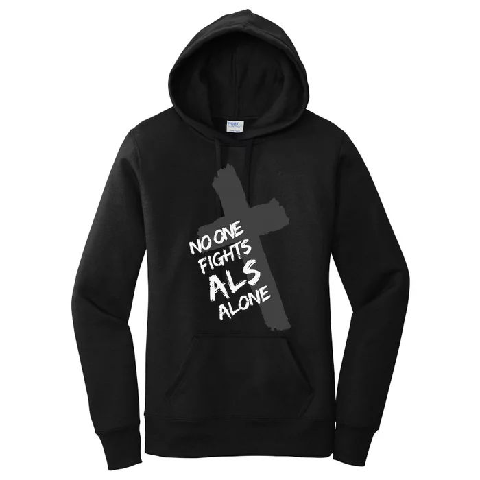 ALS Awareness Show Faith Love Support For Devout PALS Women's Pullover Hoodie