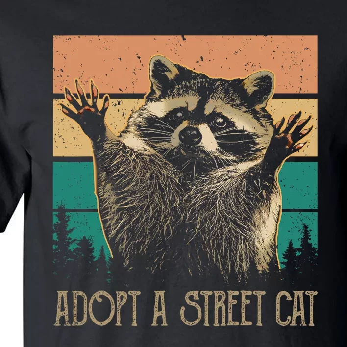 Adopt A S.T.R.E.E.T Cat Classic Arts Possum Raccoons Lover Animal Tall T-Shirt