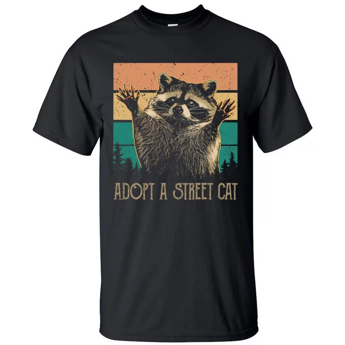 Adopt A S.T.R.E.E.T Cat Classic Arts Possum Raccoons Lover Animal Tall T-Shirt