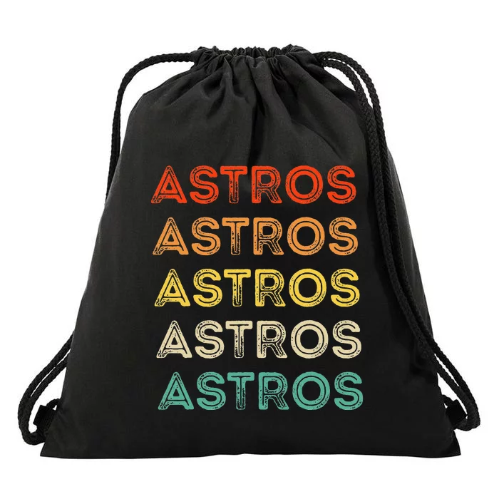 astros Drawstring Bag